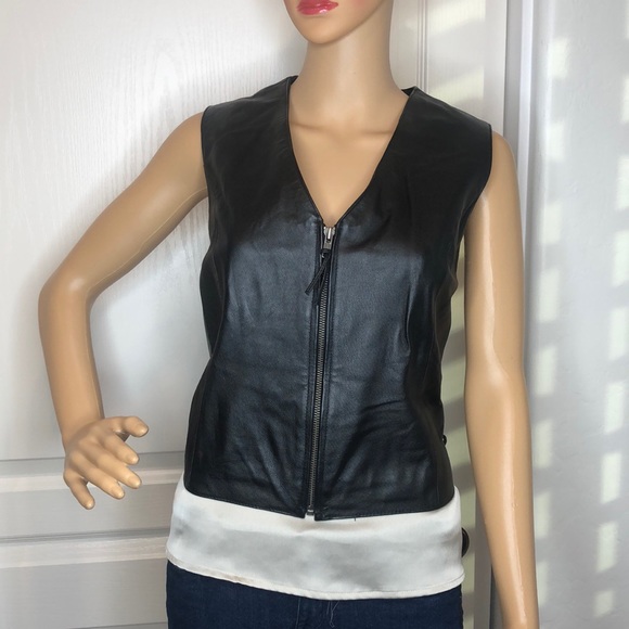 Wilson’s Leather Maxima Leather Vest. - Picture 3 of 13